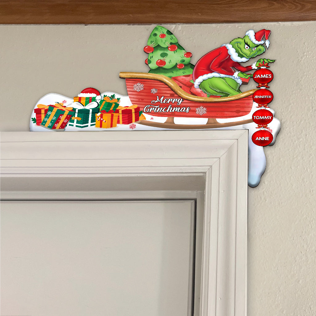 Décoration de cadre de porte personnalisée avec n'importe quel nom