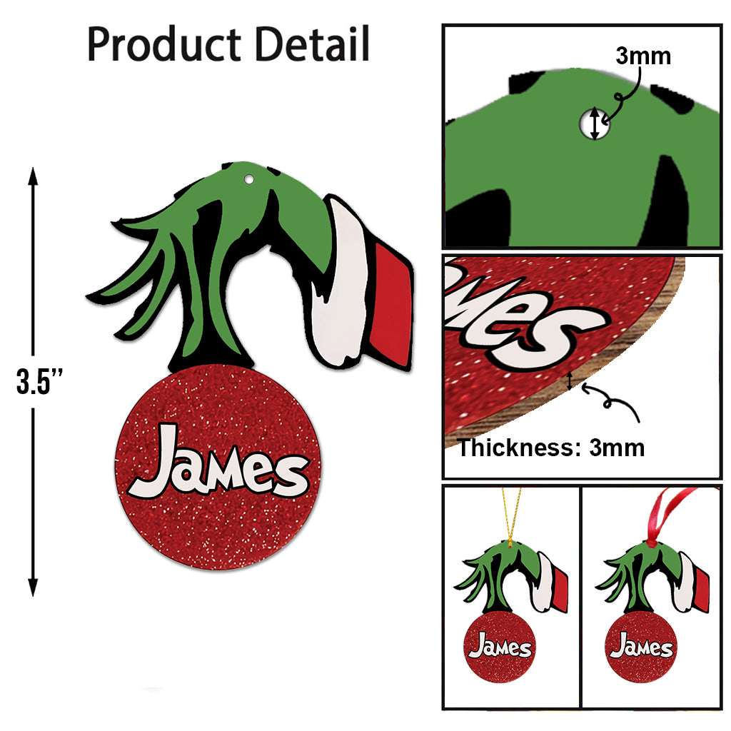 Frohe Weihnachten – Personalisierte Stola als Weihnachtsschmuck