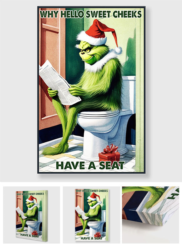 Pourquoi Hello Sweet Cheeks - Toile et affiche de Noël volé