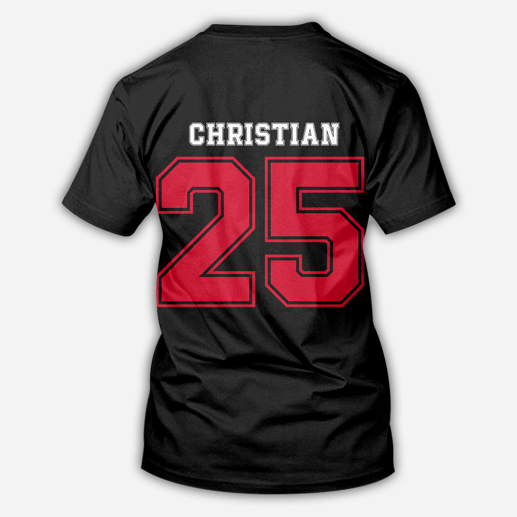 Mein Lieblingsspieler – Personalisiertes Baseball-Shirt