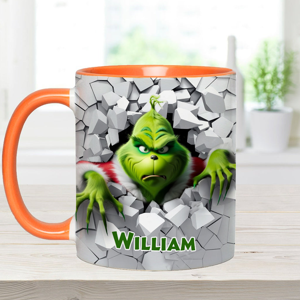 Merry Christmas - Personalized Stole Christmas Accent Mug