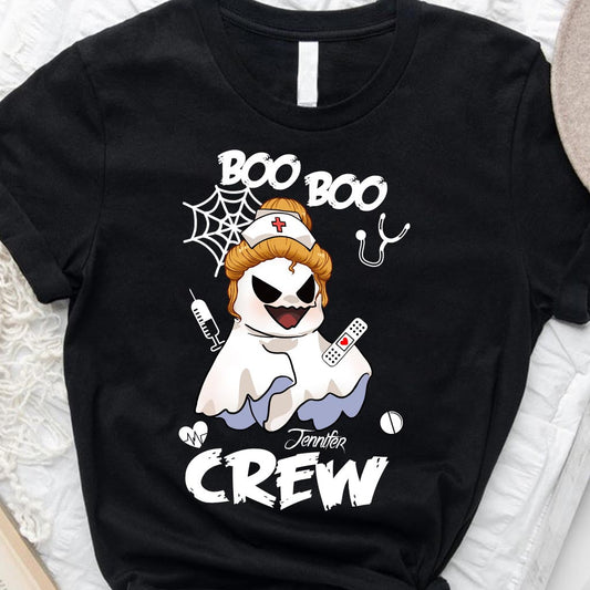 Boo Boo Crew – Personalisiertes T-Shirt und Hoodie für Krankenschwestern