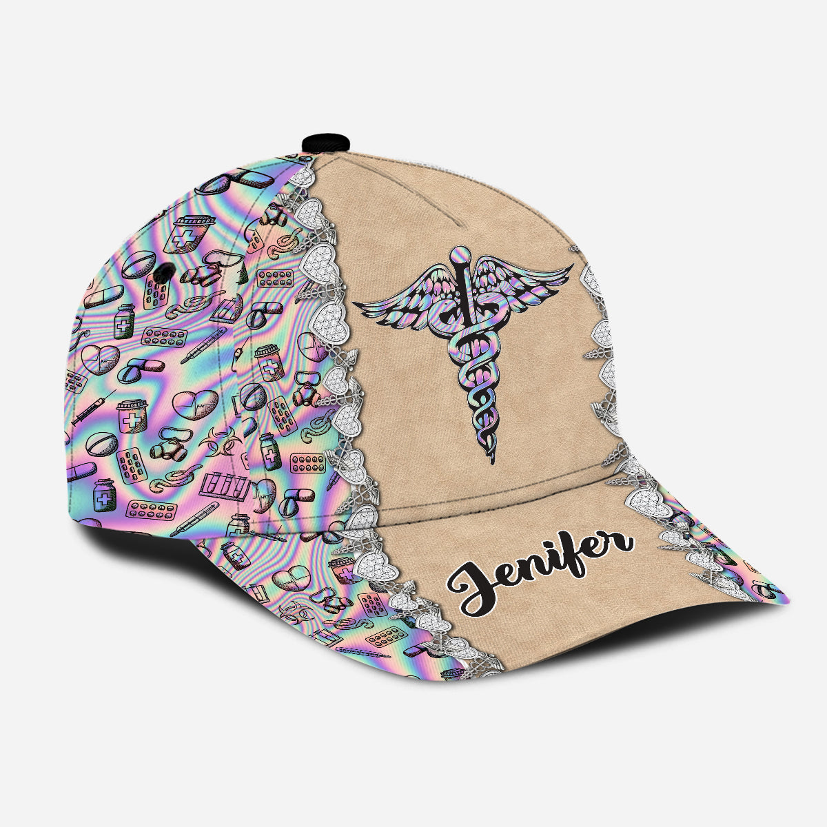 Vie d'infirmière - Casquette classique personnalisée pour infirmière