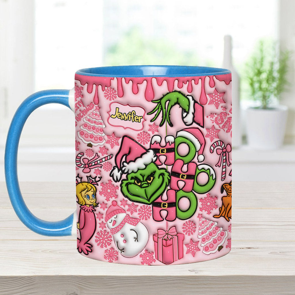 Fröhliche Grinchmas - Personalisierter Stola-Weihnachtsbecher