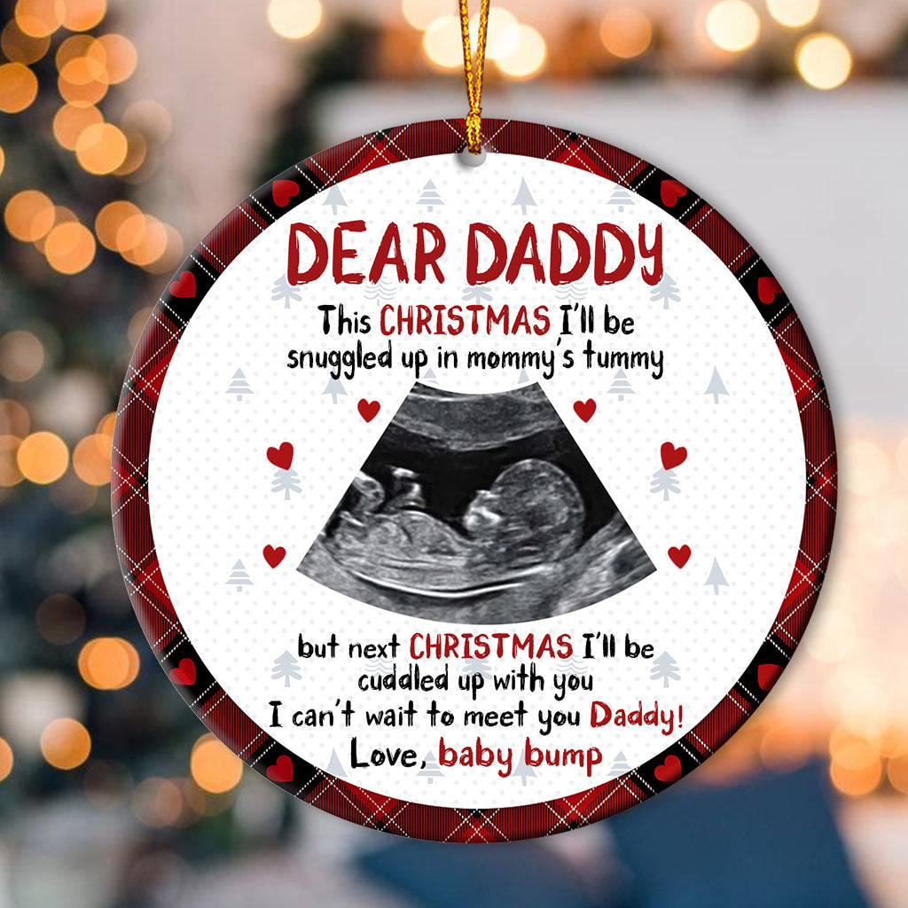 Christmas Gift For Dad To Be - Gift for new dad - Personalized Ornament