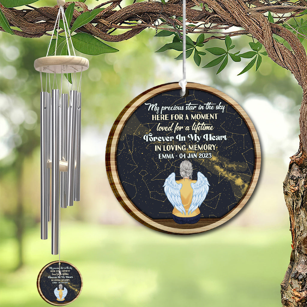 When I Look At The Stars - Personalized Memorial Wind Chime