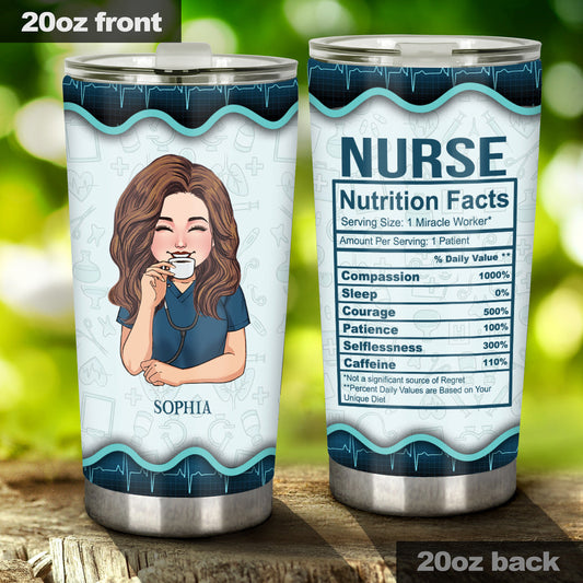 Informations nutritionnelles pour les infirmières - Gobelet personnalisé pour infirmières