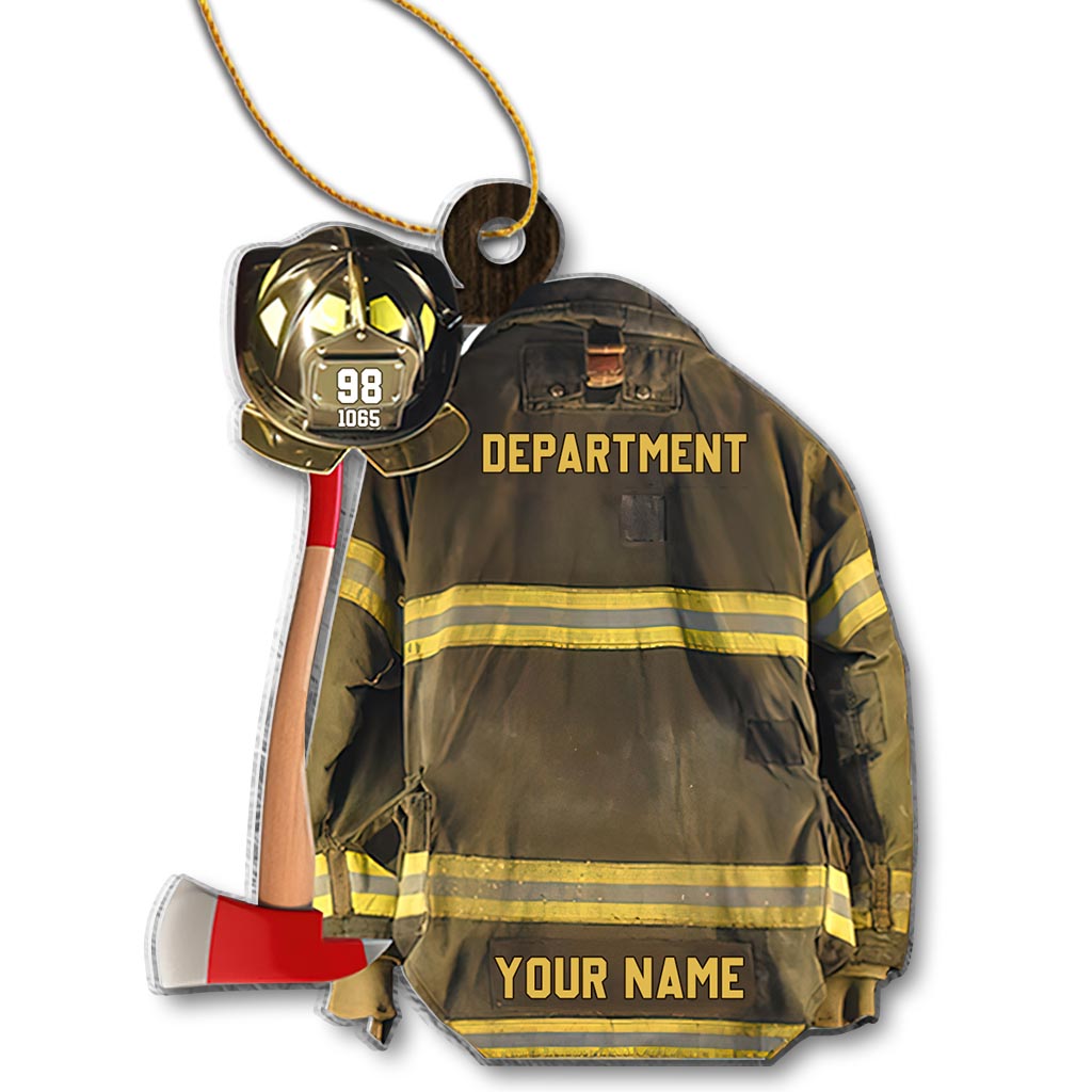 Firefighter Armor - Personalized Firefighter Ornament