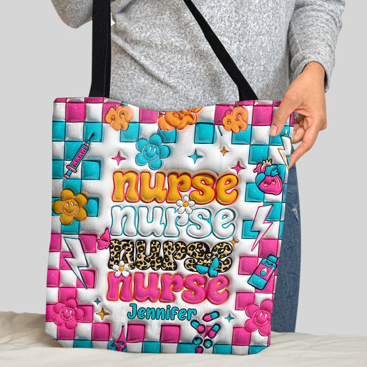 Nurse Life – Personalisierte Tragetasche für Krankenschwestern