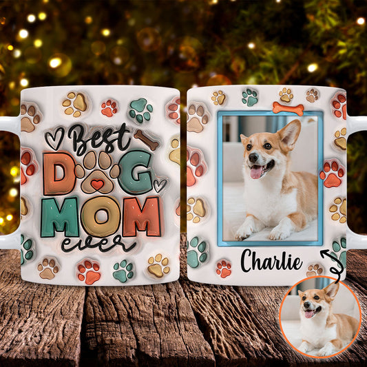 Mug personnalisé avec une adorable tête de chien/chat