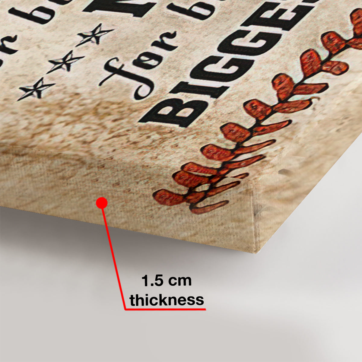 Merci papa, mon plus grand fan ! - Toile et affiche personnalisées sur le thème du baseball