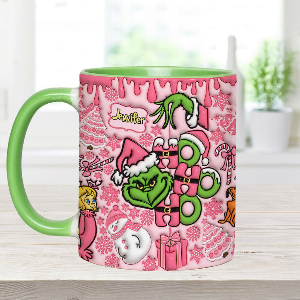 Fröhliche Grinchmas - Personalisierter Stola-Weihnachtsbecher