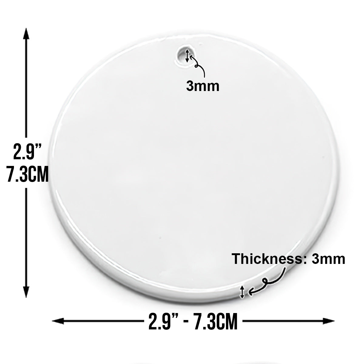 Annoying Each Other - Personalized Stole Christmas Ceramic Circle Ornament