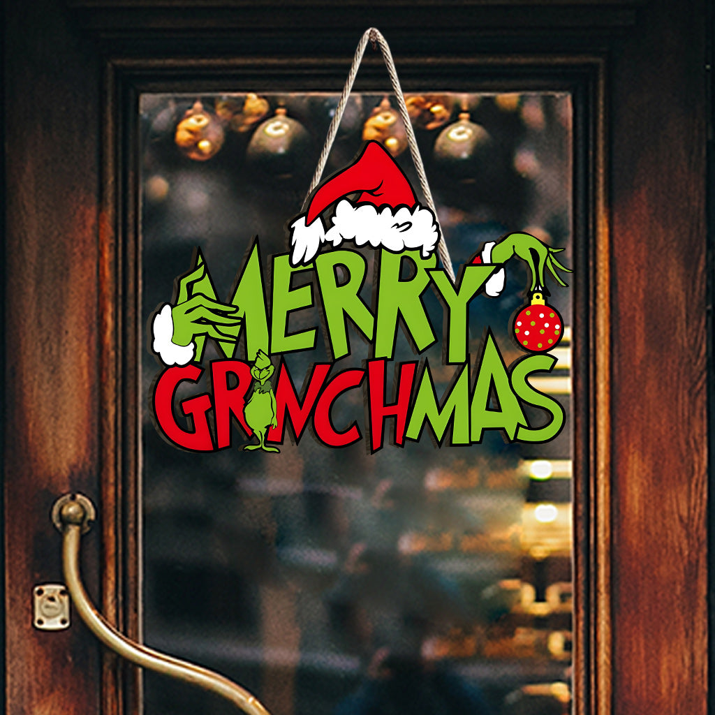 Merry Christmas - Stole Christmas Custom Shaped Wood Sign