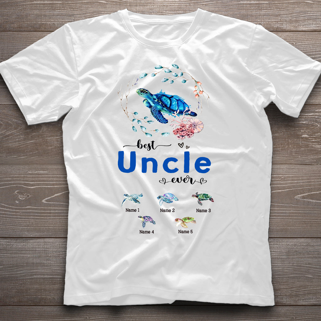 Best Nana Ever - Turtle gift for grandma, grandpa, mom, dad, uncle, aunt - Personalized T-shirt And Hoodie