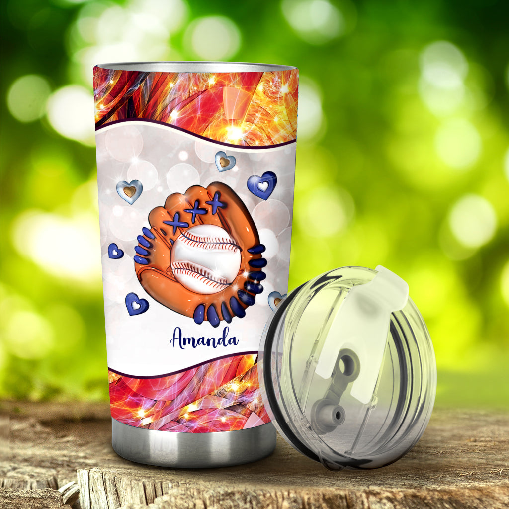 BaseballSoftball Mom – Personalisierter Baseball-Becher