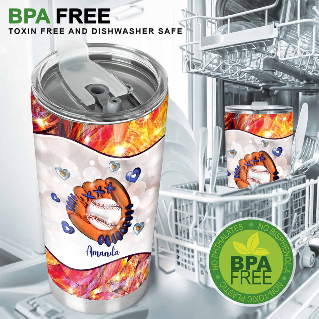 BaseballSoftball Mom – Personalisierter Baseball-Becher