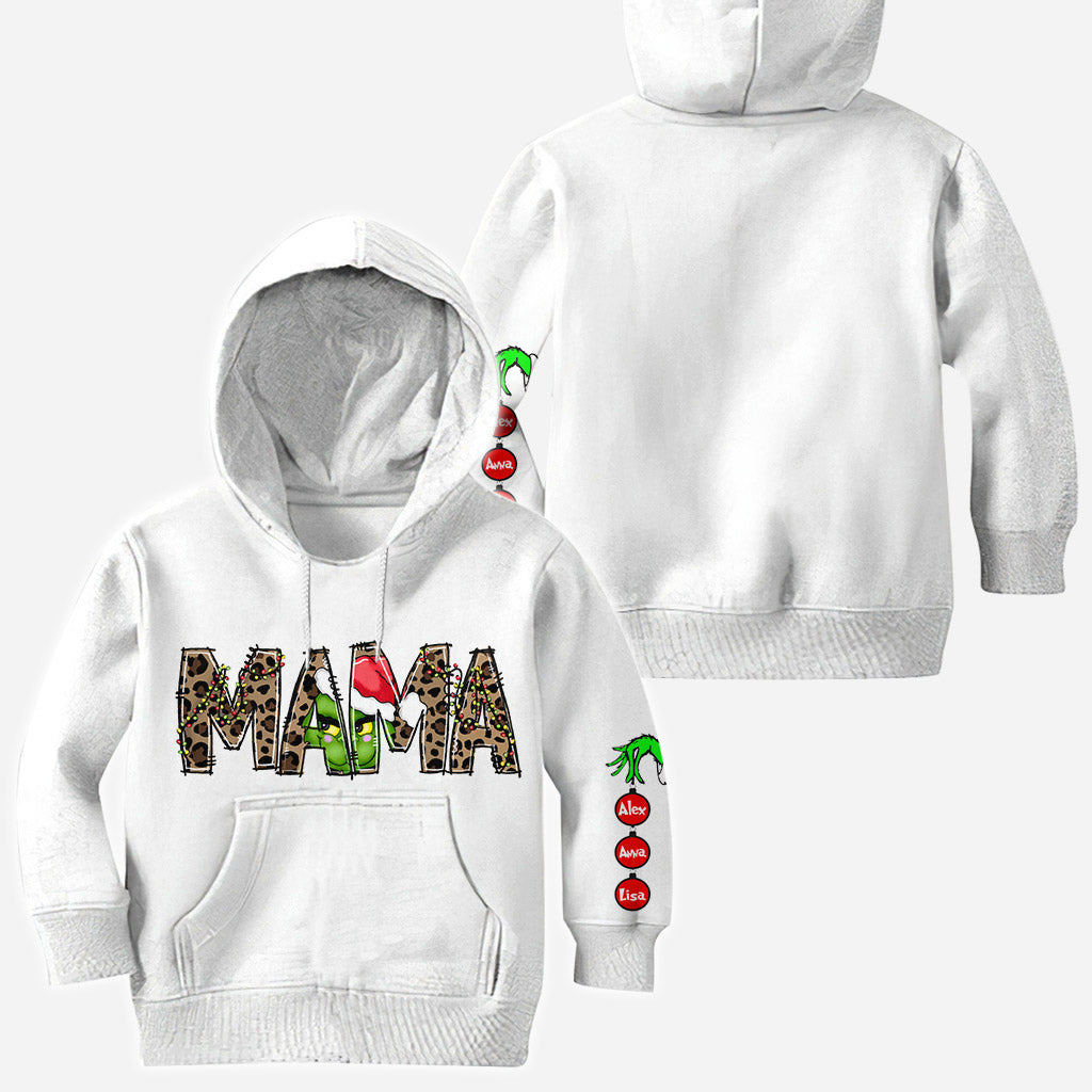 Personalized Christmas Hoodie For Mom - Personalized Stole Christmas All Over Shirt