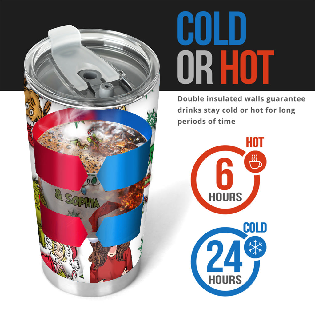 Joyeux Noël - Gobelet de Noël personnalisé avec étole