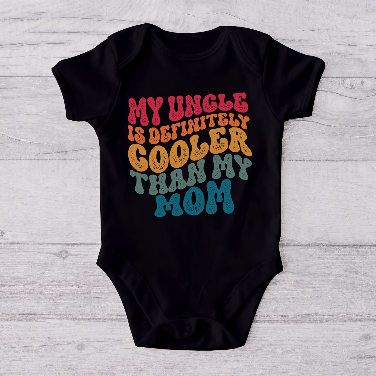 Ma tante est bien plus cool que mon père - Body bébé personnalisé pour la famille