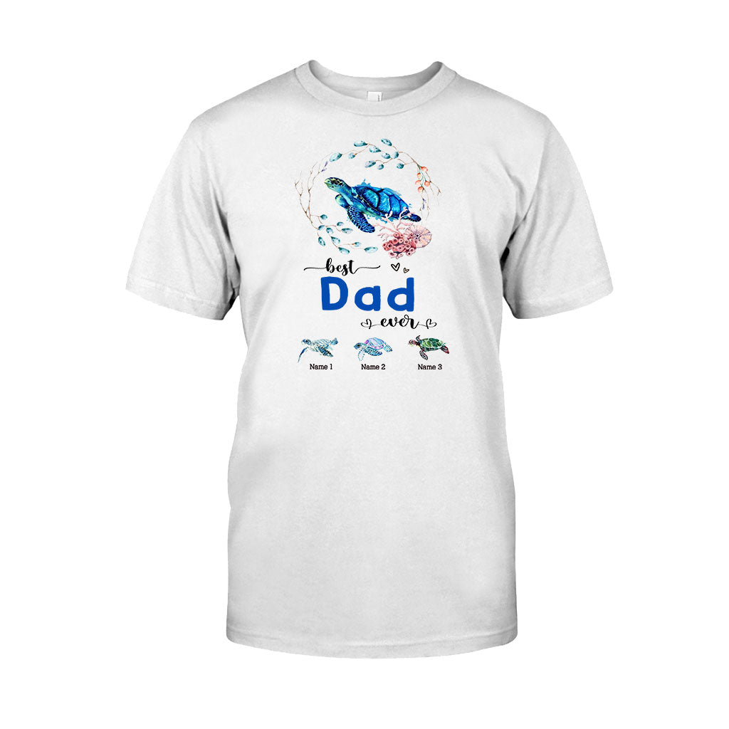 Meilleure mamie du monde - Cadeau tortue pour grand-mère, grand-père, maman, papa, oncle, tante - T-shirt et sweat à capuche personnalisés