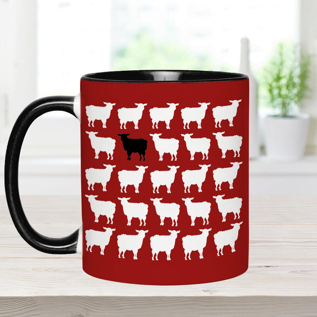 Être le mouton noir - Mug personnalisé pour la famille