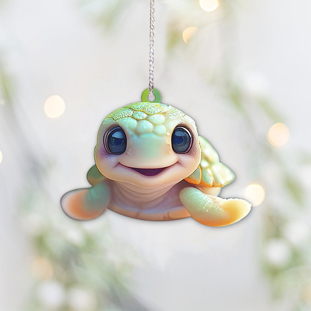 Schildkrötenliebe – Schildkröten-Ornament