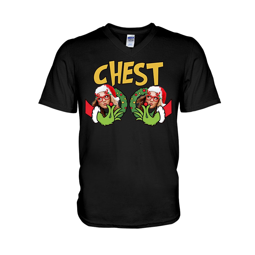Chest Nuts Merry Grinchmas - Personalized Stole Christmas T-shirt And Hoodie