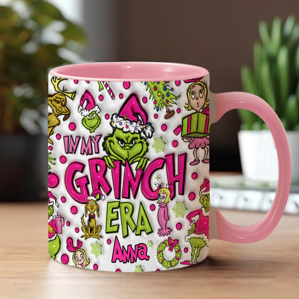 In My Pink Area - Personalized Stole Christmas Accent Mug