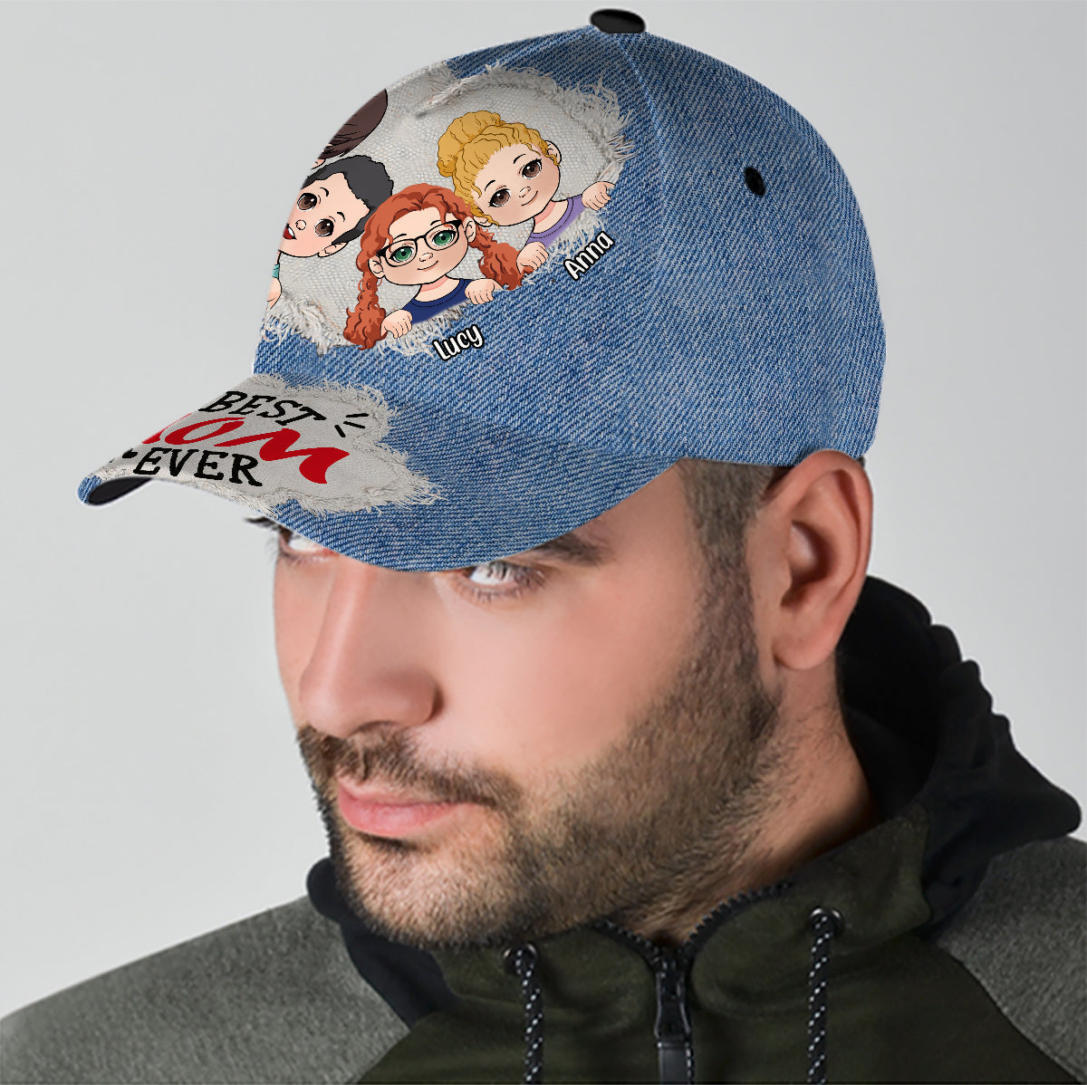 Meilleure maman du monde - Casquette classique personnalisée pour maman