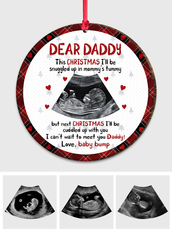 Christmas Gift For Dad To Be - Gift for new dad - Personalized Ornament