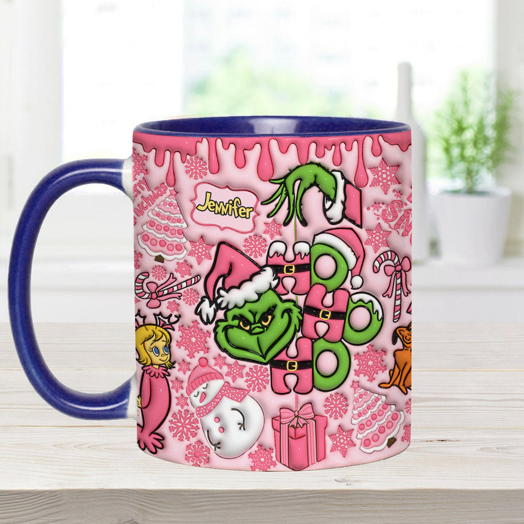 Fröhliche Grinchmas - Personalisierter Stola-Weihnachtsbecher