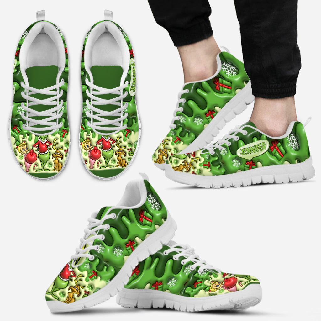 Merry Christmas - Personalized Stole Christmas Sneakers