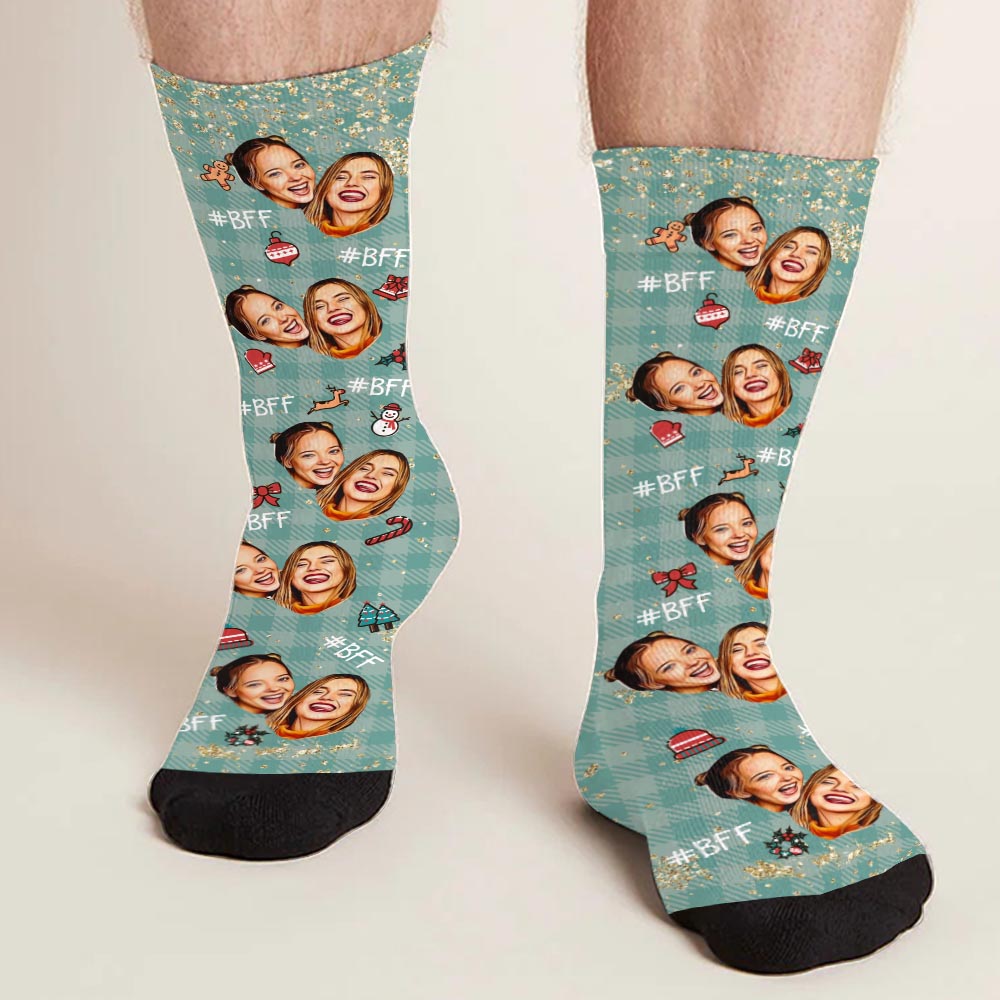Chaussettes BFF - Chaussettes personnalisées pour meilleures amies