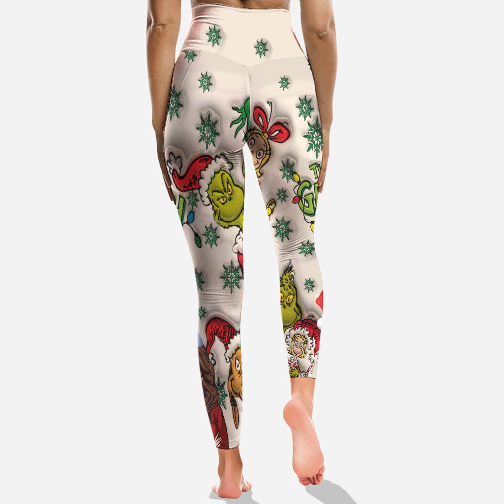 Frohe Weihnachten – Personalisierter Stola-Weihnachtshoodie und Leggings