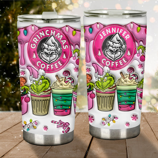 Grinchmas Coffee - Personalisierter Stola-Weihnachtsbecher