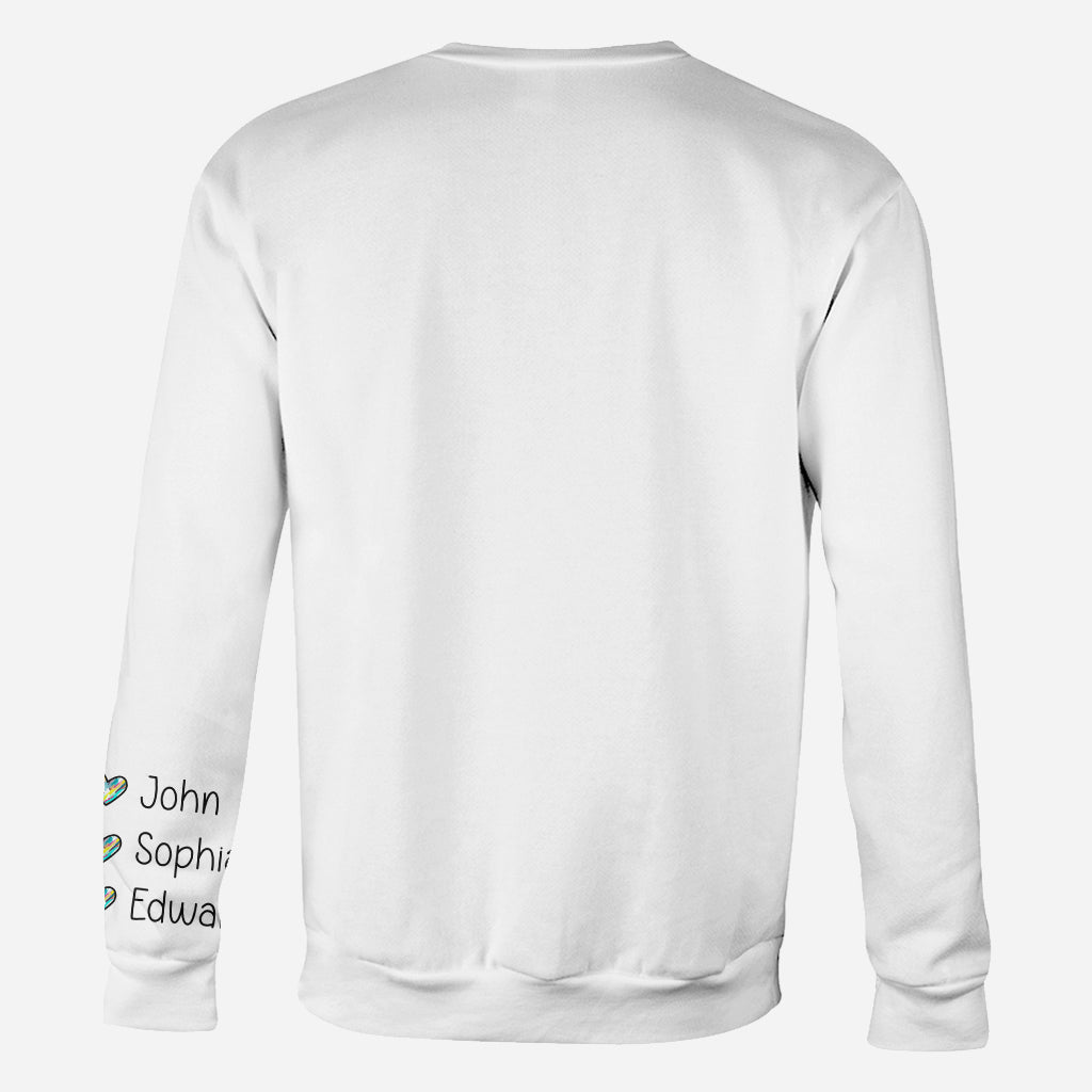 T-shirt personnalisé « J’aime mamie »
