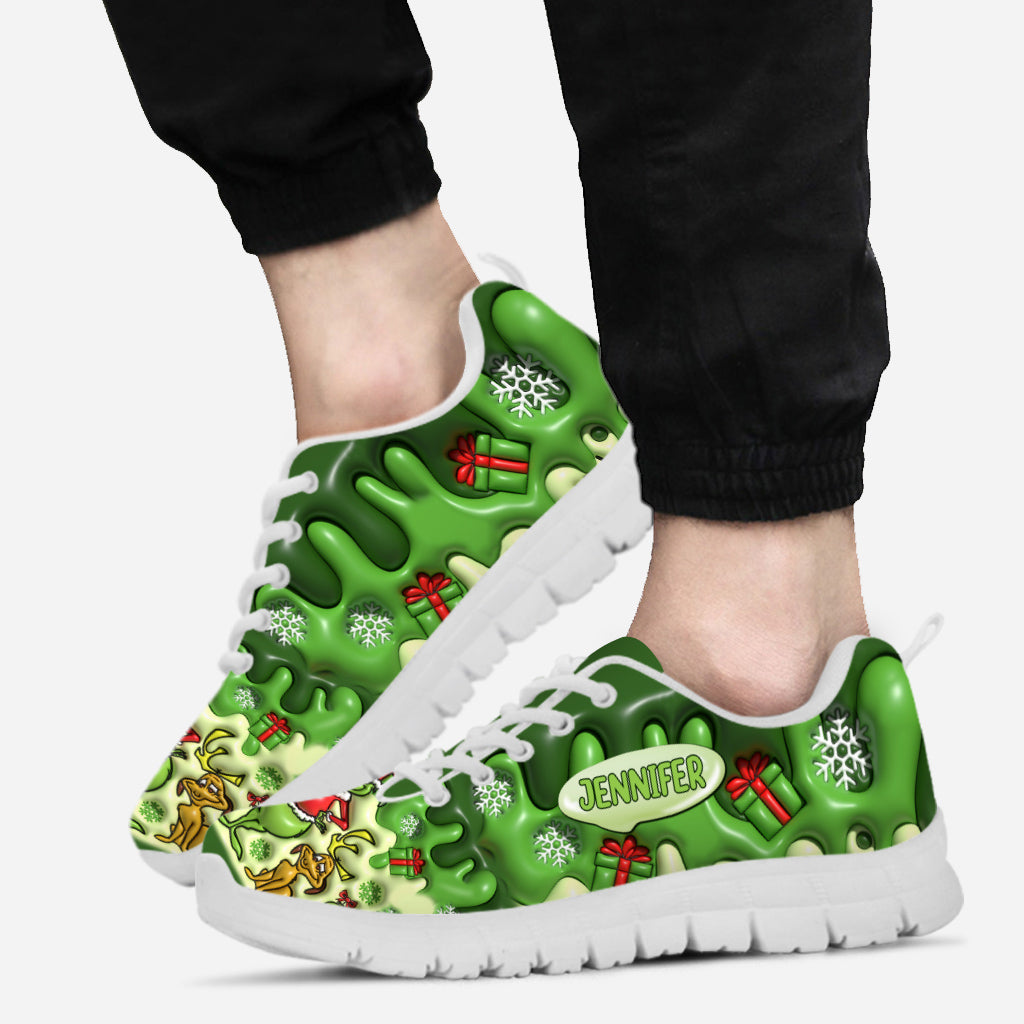 Merry Christmas - Personalized Stole Christmas Sneakers