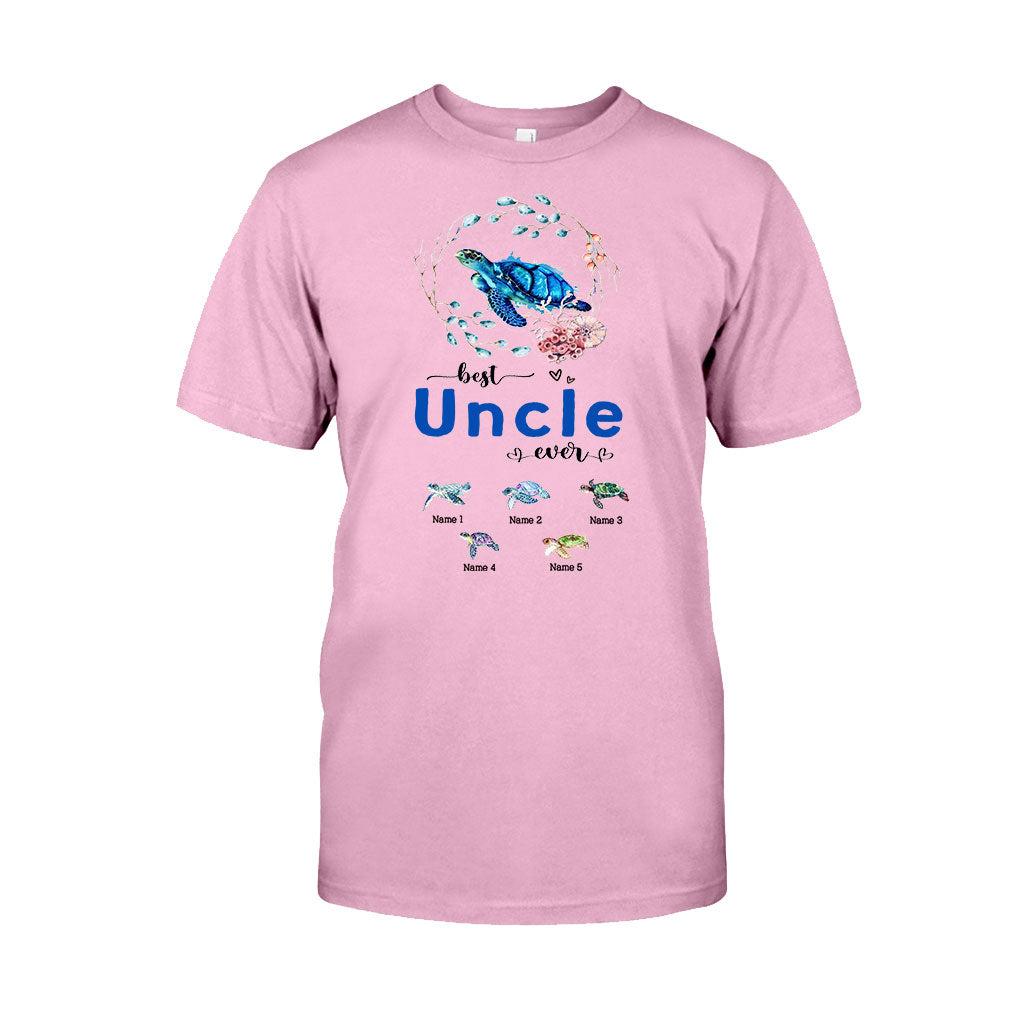 Best Nana Ever - Turtle gift for grandma, grandpa, mom, dad, uncle, aunt - Personalized T-shirt And Hoodie