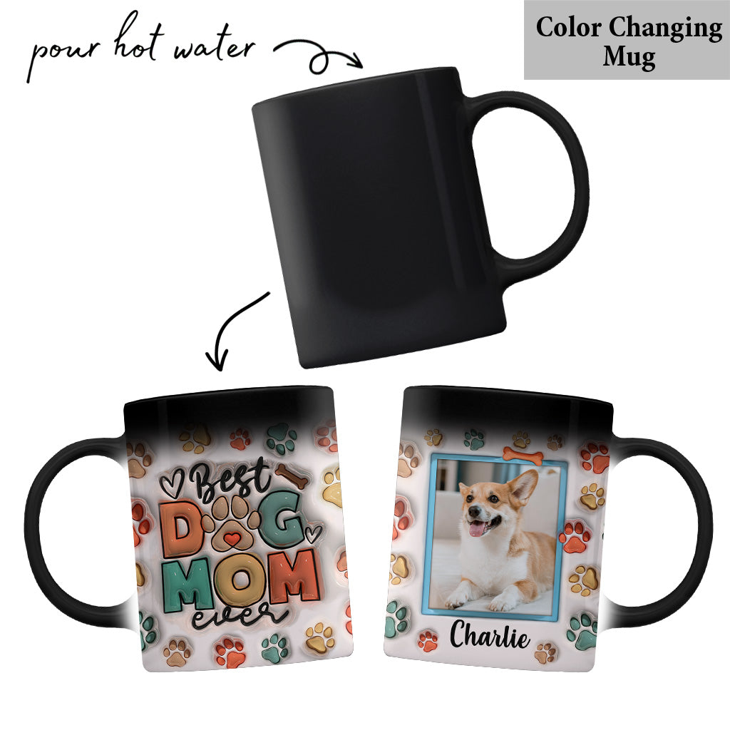 Mug personnalisé avec une adorable tête de chien/chat