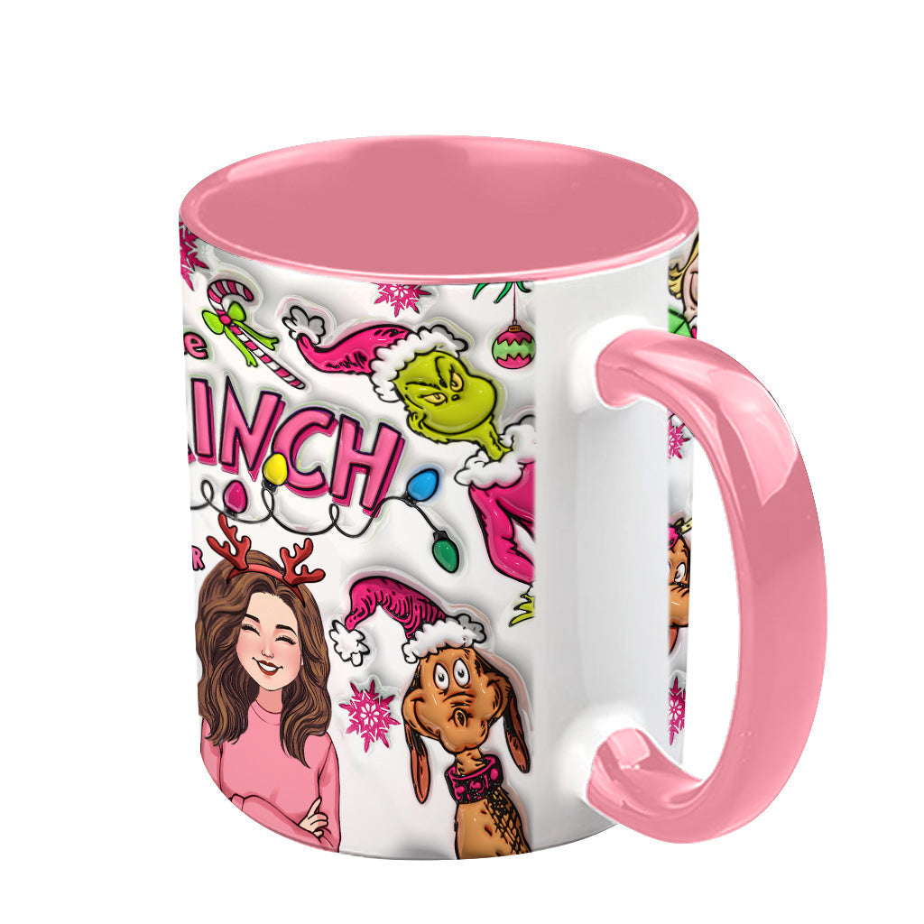 The Grinch & Me - Personalized Stole Christmas Accent Mug