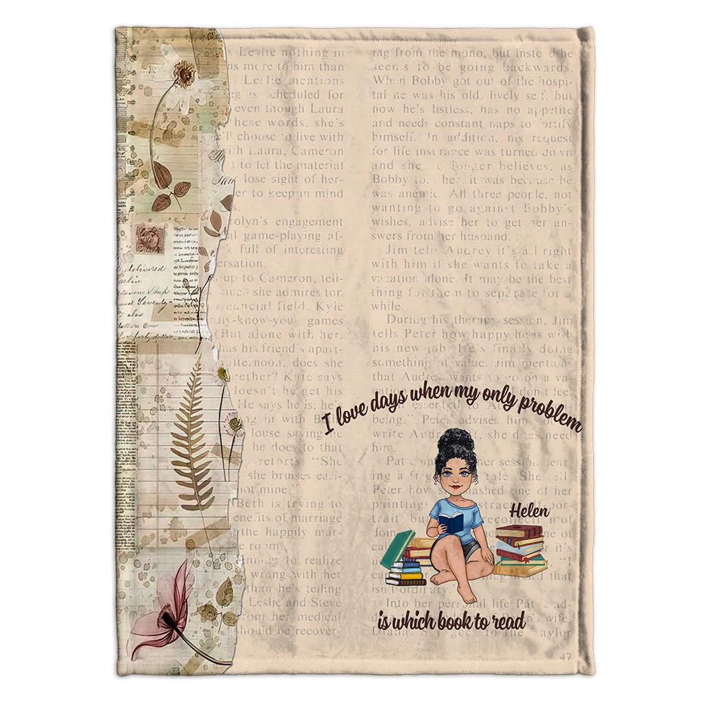 Meine Lesedecke – Buchgeschenk für Mama, Tochter, Freundin, Ehefrau – Personalisierte Decke