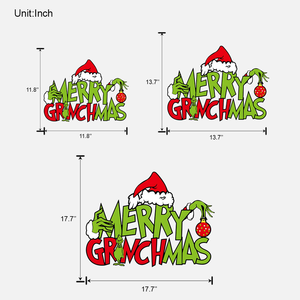 Merry Christmas - Stole Christmas Custom Shaped Wood Sign