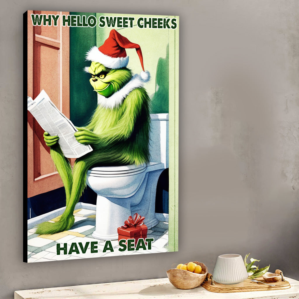 Pourquoi Hello Sweet Cheeks - Toile et affiche de Noël volé
