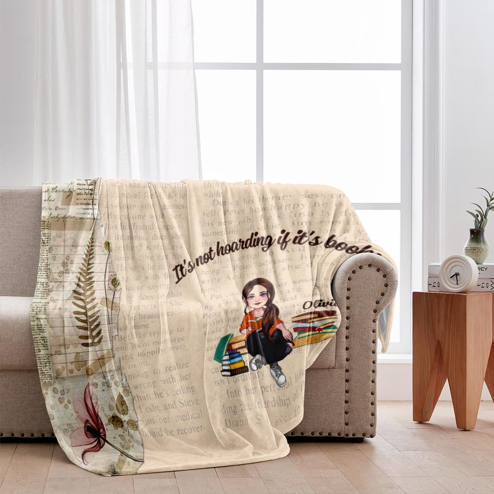Voici ma couverture de lecture - Cadeau de lecture pour maman, fille, petite amie, épouse - Couverture personnalisée