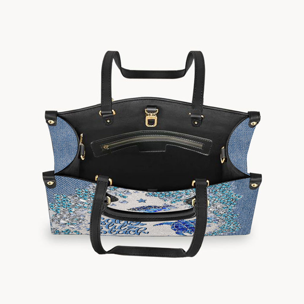 Turtle Bling – Personalisierte Handtasche aus Schildkrötenleder