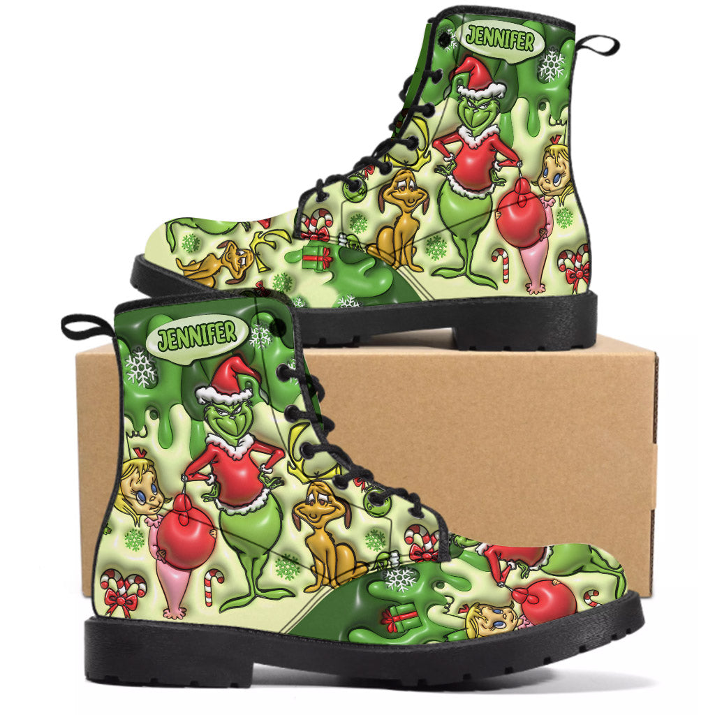 Frohe Weihnachten – Personalisierte Weihnachtsstola aus Leder