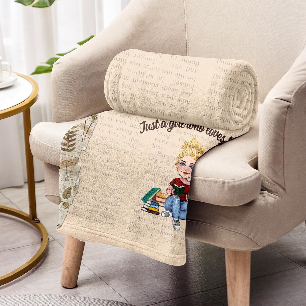 Voici ma couverture de lecture - Cadeau de lecture pour maman, fille, petite amie, épouse - Couverture personnalisée