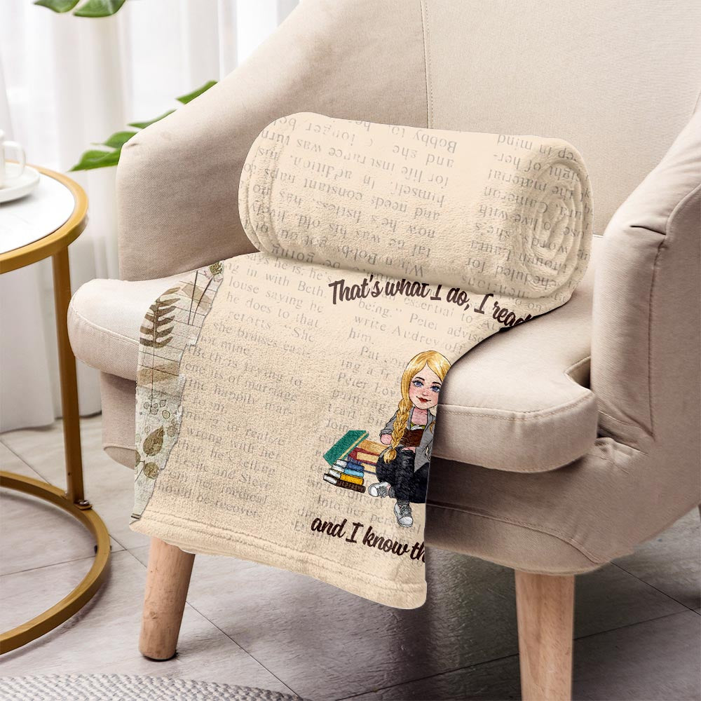 Voici ma couverture de lecture - Cadeau de lecture pour maman, fille, petite amie, épouse - Couverture personnalisée