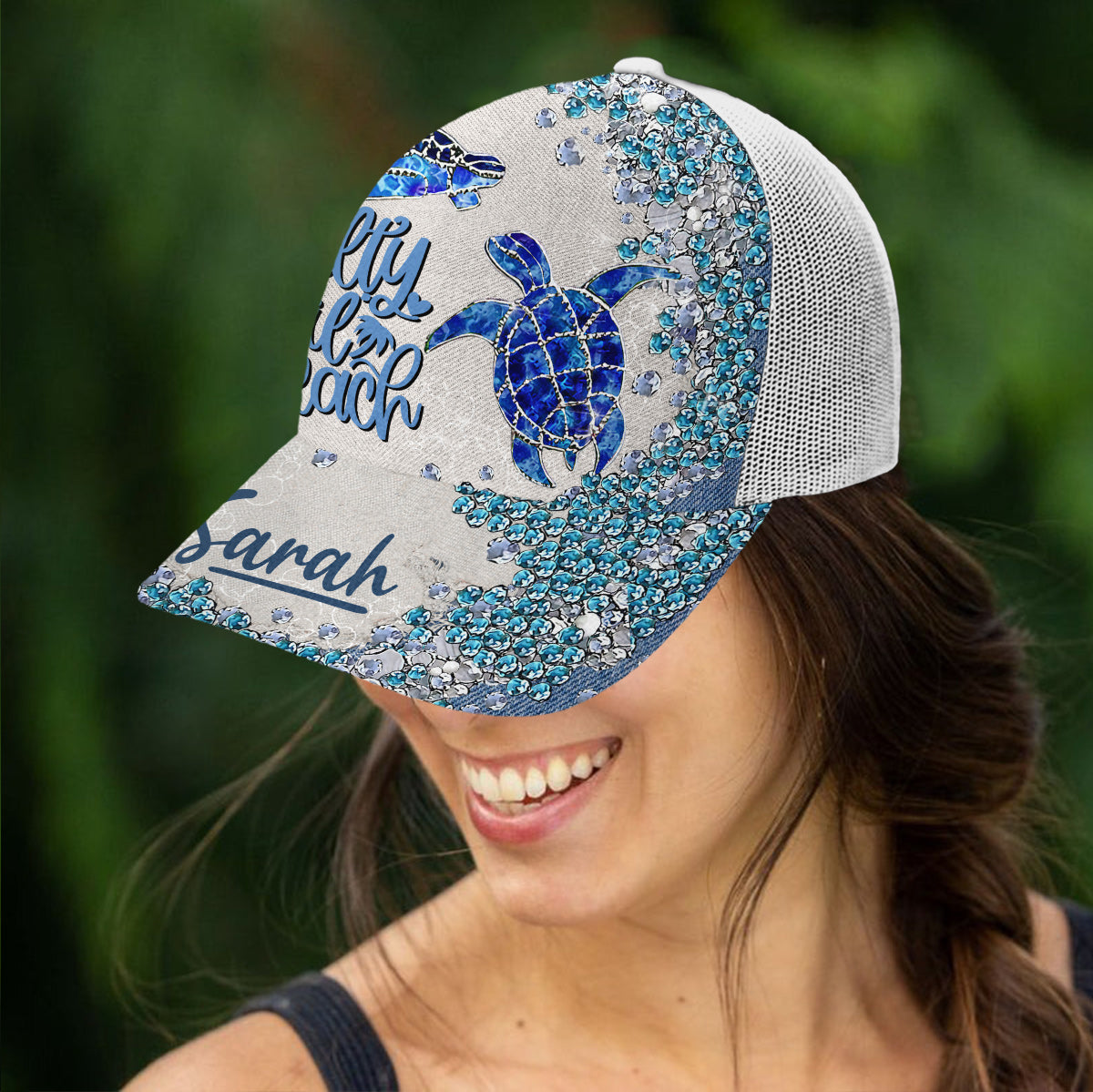 Turtle Bling - Personalized Turtle Trucker Hat